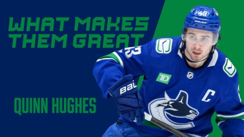 Quinn Huges - Controlling Defenders Feet